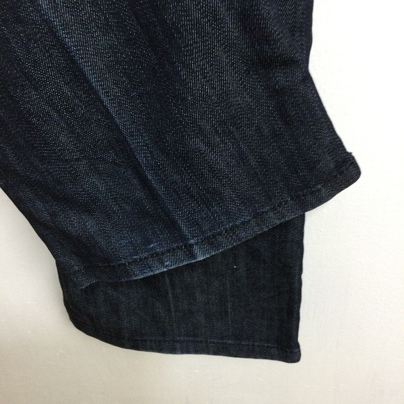 Fortune Womens Beijing Belle Boot Cut Dark Wash Stretch Blue Denim Jeans Size 27 - Picture 9 of 13